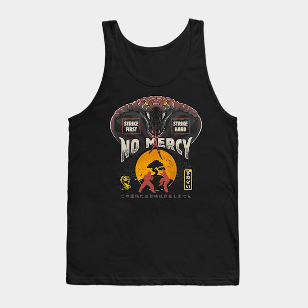 No Mercy Karate Classic Movie Gift Tank Top by eduely